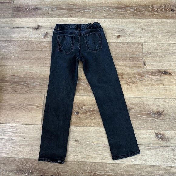 Hudson Kids Dark Wash Distressed High Rise Straight Leg Denim Jeans Sz 12 GUC - Picture 11 of 11